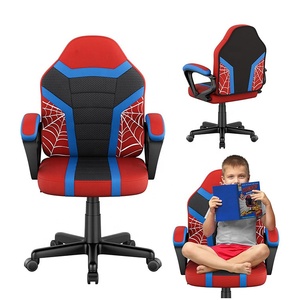 Silla Gamer Ergonómica para Niños y Adolescentes, Diseño de <span class=keywords><strong>Spider</strong></span>-<span class=keywords><strong>Man</strong></span> Rojo, Silla de Oficina, Silla de Computadora, Silla de Carreras, Venta al Por Mayor - Product Image 1