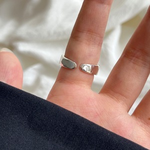 Ping'an Xile S925 Pure Silver Red Drop <b>Glue</b> Apple Core Ring Fresh Playful Fashion Ring with Unique Personality Gift - Product Image 4