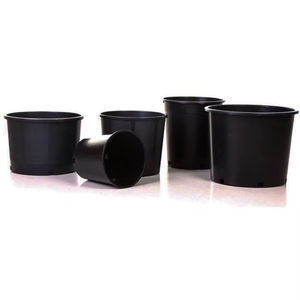 Prix bas Pot de fleur rond en plastique noir de 1 2 3 <span class=keywords><strong>5</strong></span> 6 7 10 15 20 25 gallons Pots de culture de pépinière en plastique pour serre jardin - Product Image 4