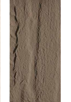 Panneaux de revêtement en pierre PU résistants à la chaleur, anti-âge, en polyuréthane, imitation pierre, pour projet extérieur de villa, couleur personnalisée