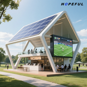 Écran solaire chargé pour les jeux de football bar <span class=keywords><strong>Garder</strong></span> Park Restaurant Vidéo Mur Pantalla Led Module Panneau d'affichage Publicité Signalisation - Product Image 6