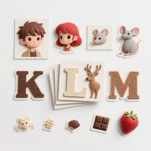 ตัวอักษรเจล 3 มิติ และตัวเลขแกะสลักนูน 4 มิติ สำหรับป้ายทะเบียนแบบเปล่า - Product Image 2