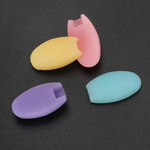 4 piezas de <span class=keywords><strong>flauta</strong></span> reposapiés de silicona accesorios para instrumentos de viento Amarillo/rosa/Rosa rojo/púrpura - Product Image 5