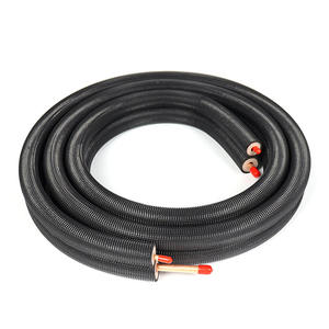 Meilleure vente, prix d'usine, nouveau Mini tuyau de réfrigération en cuivre Ac fendu, pièces de ligne PE noir - Product Image 2