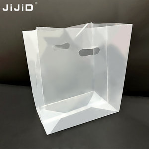 JiJiD personalizzabile imballaggio alimentare trasparente in plastica per ristoranti borsa personalizzata da asporto con stampa Logo - Product Image 2