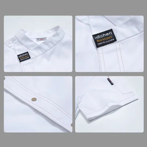 Uniforme <span class=keywords><strong>de</strong></span> Cocina para Hombre, Traje <span class=keywords><strong>de</strong></span> <span class=keywords><strong>Chef</strong></span>, Uniforme <span class=keywords><strong>de</strong></span> Pizzero, Chaqueta <span class=keywords><strong>de</strong></span> <span class=keywords><strong>Chef</strong></span> para Restaurante, Ropa <span class=keywords><strong>de</strong></span> Trabajo para Panadería y Cafetería - Product Image 5