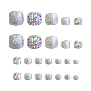 Faux ongles d'orteils en gros de haute qualité, très demandés, amovibles, courts, pour <span class=keywords><strong>nail</strong></span> <span class=keywords><strong>art</strong></span> - Product Image 3