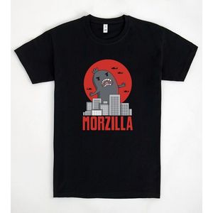 T-shirt Morzilla Nera da uomo, maglietta promozionale - Product Image 1