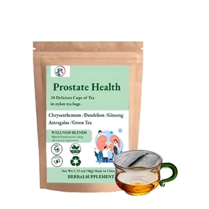 Thé Herbal Certifié ISO et Halal pour la Santé de la Prostate, Conditionné en Vrac, Sachet de Traitement Corporel avec Emballage Boîte et Tasse, Saveur - Product Image 1