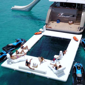 Portable Gonflable Flottant Océan Mer Piscine De Protection Anti Méduse Piscine Avec Filet Enceinte pour Yacht - Product Image 2