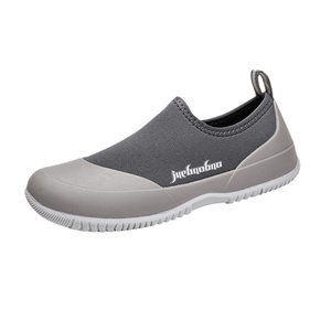Nuove Scarpe da Pioggia Marroni da <span class=keywords><strong>Uomo</strong></span>, Scarpe Basse da Ponte, <span class=keywords><strong>Stivali</strong></span> Eleganti Impermeabili, Scarpe Acquatiche Antiscivolo per Esterni, per il Wading - Product Image 1