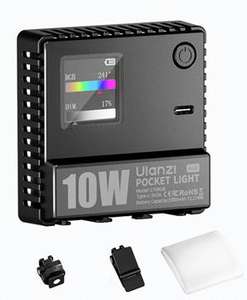 <span class=keywords><strong>Ulanzi</strong></span> ไฟเติม LED C10RGB มินิ10W อุณหภูมิสี1800K-9000K สำหรับไลฟ์วิดีโอและการถ่ายภาพ (ใช้แบตเตอรี่30g) - Product Image 3