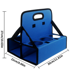 Portable Reusable Cup Holder Neoprene Insulated Cooler Bag For Coffee Travel Picnic Outdoor Use - Product Image 2