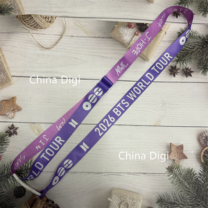 Wholesale Rubber Accessories K-pop Idol Fans Light Stick Shoulder Strap Carrying <strong>Polyester</strong> Kpop Lightstick Holder <strong>Lanyard</strong> - Product Image 3