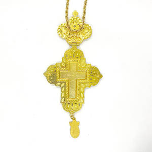 HT pemasok gereja baru Orthdodx pendeta religius kalung perhiasan salib Yesus rantai panjang Natal - Product Image 5