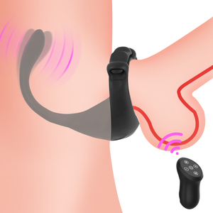 Boîte personnalisée gratuite-Anneau vibrant réglable pour pénis Anneaux <span class=keywords><strong>de</strong></span> massage <span class=keywords><strong>de</strong></span> la prostate Produits pour adultes Ceinture <span class=keywords><strong>de</strong></span> <span class=keywords><strong>chasteté</strong></span> pour pénis vibrant - Product Image 3
