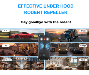 Répulsif à rongeurs pour voiture d'intérieur, dernière version 2025, à ultrasons, LED, dissuasif pour souris, appareil intelligent, charge USB, électrique - Product Image 3