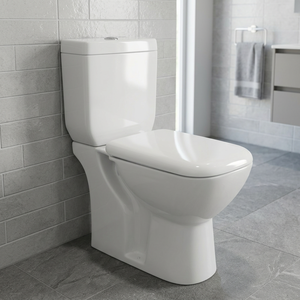 Aqua <b>Pan</b> Asian Two Piece WC Ceramic Square Water Closet Dual Flush Concealed <b>Cistern</b> Made in India - Product Image 4