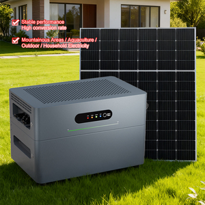 ระบบพลังงานแสงอาทิตย์แบบพกพาออลอินวัน 2.6kWh-15.6kWh 2.4kW สำหรับบ้าน พร้อมแบตเตอรี่ลิเธียม 51.2V แบบเรียงซ้อนได้ เหมาะสำหรับระเบียง - Product Image 2