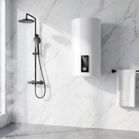 Chauffe-eau électrique mural à économie d'énergie 10L-100L avec affichage numérique, réservoir émaillé, pour douche et usage extérieur en hôtel