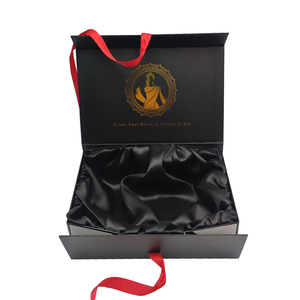 Cajas Magnéticas con Forma de Libro, de Papel Kraft Repujado, con Forro de Satén, para Pelucas de Cabello Humano de Alta Gama, Embalaje Personalizado - Product Image 2