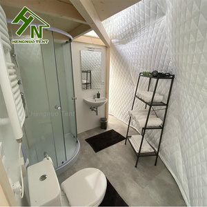 2024 Tente dôme isolante Tente de camping quatre saisons Dômes de glamping Tentes avec poêle et cheminée - Product Image 5
