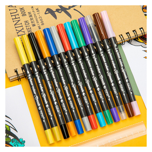 Set di Pennarelli Circolari STA Personalizzati a Doppia Punta, 81 Colori, Penne ad Acqua per Grafica, Arte, Schizzi, Disegno, Pennarelli Aquarelle a Doppia Punta - Product Image 1