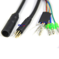 Motorverlängerungskabel 9-Pin Buchse 3-Pin Mini-DIN 3+6-Pin Messingkontakt IP66 Elektrofahrrad-Stromkit