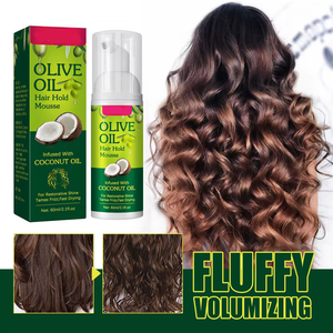 Nouveauté <span class=keywords><strong>Mousse</strong></span> capillaire à l'huile de <span class=keywords><strong>coco</strong></span> naturelle, huile d'<span class=keywords><strong>olive</strong></span> de marque privée pour la coiffure - Product Image 5