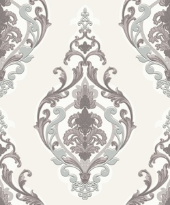 Papier peint classique de luxe de style européen, papier peint damassé, décoration intérieure - Product Image 3