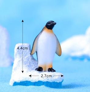 Figura de resina en miniatura de copo de nieve para jardín, figura de juguete en 3D de perro de mar - Product Image 5