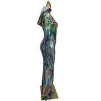 Robe longue à sequins Sihaiyile pour anniversaire, mariage, soirée, dos nu, tenue de spectacle, tenue de festival, robe de soirée pour femmes, club de nuit