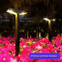 Lampes solaires LED IP65 pour extérieur, lampes de sol de jardin, détection automatique du crépuscule, décoration de luxe pour maison et allée