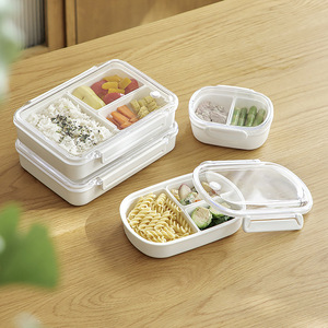 กล่องเบนโตะผลไม้ 800-1000 มล. กล่องอาหารแบบพกพาสำหรับเด็กใช้ในโรงเรียน - Product Image 2