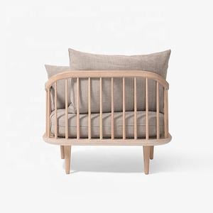 Tradition-muebles nórdicos para sala de estar, sofá individual de madera maciza, sillas con mosca por Space <span class=keywords><strong>Copenhagen</strong></span> - Product Image 2