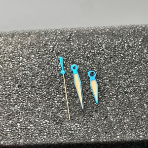 Montre mécanique de luxe personnalisée fabriquée à la main pointeur lumineux bleu cuisson Fit Nh35 Nh36 Sw200 accessoires de montre mains - Product Image 5