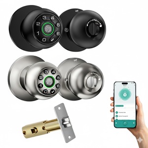 <span class=keywords><strong>Serrure</strong></span> de porte intelligente Tuya à empreinte digitale, connectée au cloud, pour entrée sans clé rechargeable, idéale pour la maison, le bureau, la chambre, l'appartement, garantissant la confidentialité - Product Image 1