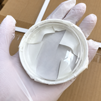 Boîte de Pétri ronde en verre borosilicaté avec plaque de gélose stérile à fond plat en plastique pour culture cellulaire