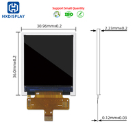 Módulo de Pantalla PMOLED OLED de 1.54 Pulgadas, 128x128, Controlador SSD1312, Interfaz SPI I2C para Dispositivos Integrados e Inteligentes