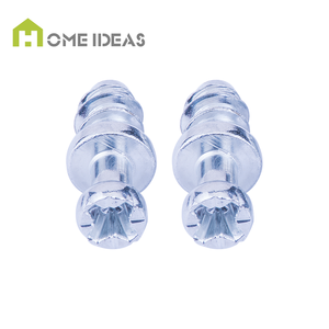 Connecteur de <span class=keywords><strong>meuble</strong></span> en plastique trois-en-un personnalisé Jinhe JH-01-1, avec came en acier et boulon M6.2 pour supports d'étagères de placard - Product Image 3