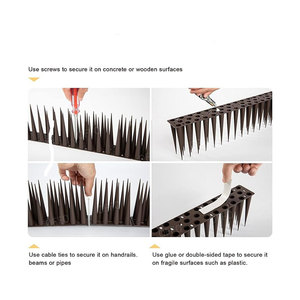 Nhà máy tùy chỉnh bền vững chống chim gai rắn vuông thiết kế động vật nhỏ Pest Repellent chúng tôi tấm làm từ PP nhựa - Product Image 3