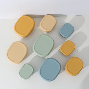 กล่องใส่อาหารซิลิโคนเกรดอาหาร SYH705 สำหรับแช่เย็น กล่องเก็บผลไม้พร้อมฝาปิด ช่วยรักษาความสดของอาหาร - Product Image 2