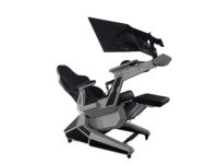 EASE POD PRO Easecomfy Recline Zero Gravity Gaming rig Computer Cockpit pour 2 moniteurs, chaise inclinable ergonomique, poste de travail
