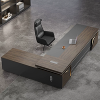 Nouveau bureau de direction en bois moderne, durable et réglable avec tiroir de rangement pour usage professionnel, vente en gros