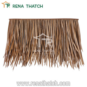 Chaume de toit synthétique ignifuge imperméable en plastique palapa chaume panneaux de toit de chaume synthétique - Product Image 2