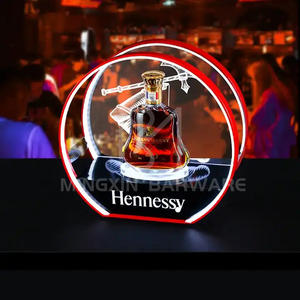 MingXin Barware LED bouteille Forme ronde Bouteille Présentateur HENNESS - Product Image 2
