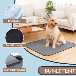 2025 Großhandel Bestseller Gesteppte Umweltfreundliche Waschbare Trainingsunterlagen für Haustiere Wiederverwendbare Wasserdichte Welpen Pinkelunterlagen - Product Image 4