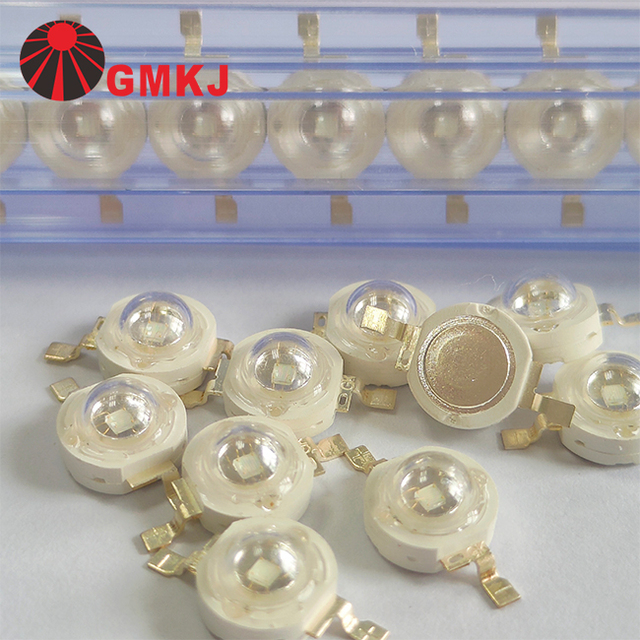 GMKJ Single Color Epileds 460nm 520nm 630nm HPL 1 3 Watt Red Green Blue High Power Led Chip Diode