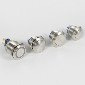 Botón pulsador de emergencia metálico IP65 con bloqueo de 12mm, 16mm, 19mm, 22mm, 25mm para panel de transformador - Product Image 3