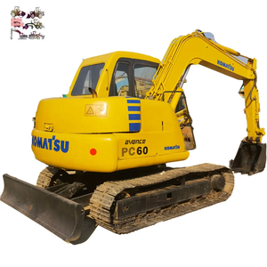 Komatsu 60-7รถขุดตีนตะขาบไฮดรอลิก6ตันมือสองพร้อมส่วนประกอบหลักปั๊มเกียร์เครื่องยนต์ - Product Image 1